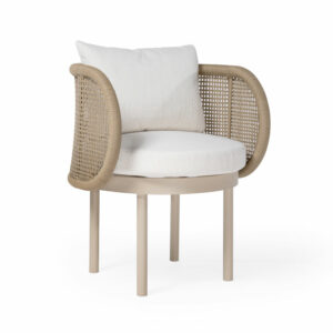 Cadeira Cumbuco tecida com Fibra Sintética